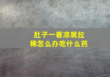 肚子一着凉就拉稀怎么办吃什么药