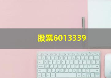 股票6013339