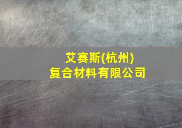 艾赛斯(杭州)复合材料有限公司