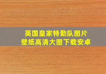 英国皇家特勤队图片壁纸高清大图下载安卓