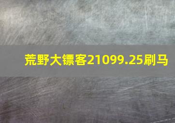 荒野大镖客21099.25刷马