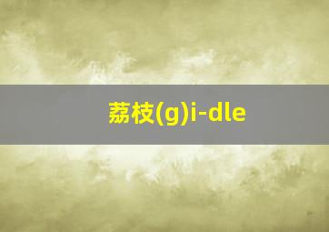 荔枝(g)i-dle