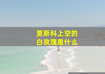 莫斯科上空的白玫瑰是什么