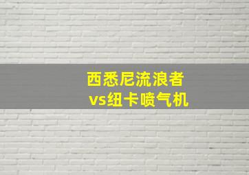 西悉尼流浪者vs纽卡喷气机