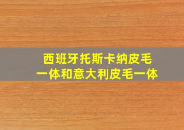 西班牙托斯卡纳皮毛一体和意大利皮毛一体