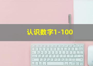 认识数字1-100