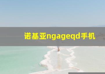 诺基亚ngageqd手机