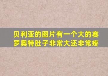 贝利亚的图片有一个大的赛罗奥特肚子非常大还非常疼