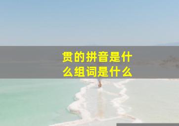 贯的拼音是什么组词是什么