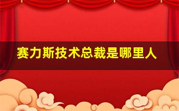 赛力斯技术总裁是哪里人