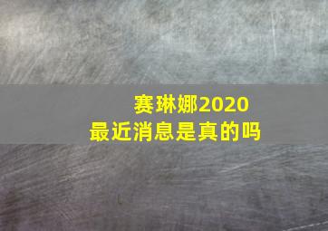 赛琳娜2020最近消息是真的吗