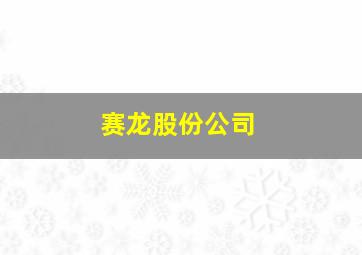 赛龙股份公司