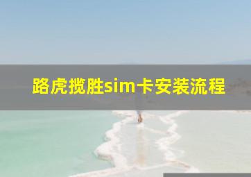 路虎揽胜sim卡安装流程