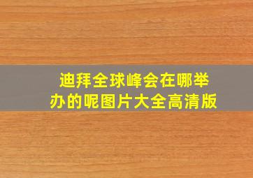 迪拜全球峰会在哪举办的呢图片大全高清版