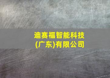 迪赛福智能科技(广东)有限公司