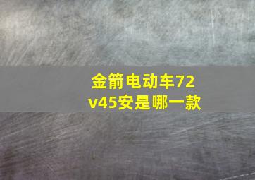 金箭电动车72v45安是哪一款