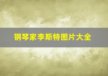 钢琴家李斯特图片大全