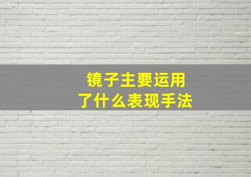 镜子主要运用了什么表现手法