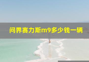 问界赛力斯m9多少钱一辆