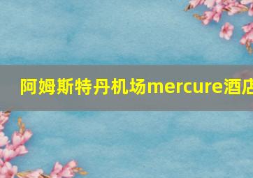 阿姆斯特丹机场mercure酒店