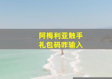 阿梅利亚触手礼包码咋输入