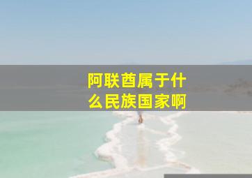 阿联酋属于什么民族国家啊