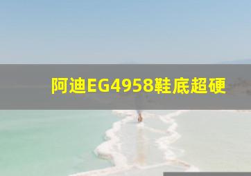 阿迪EG4958鞋底超硬