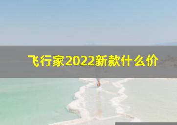 飞行家2022新款什么价