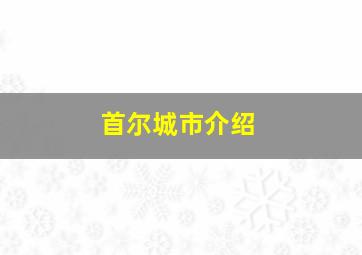 首尔城市介绍