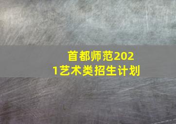 首都师范2021艺术类招生计划