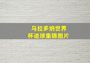 马拉多纳世界杯进球集锦图片