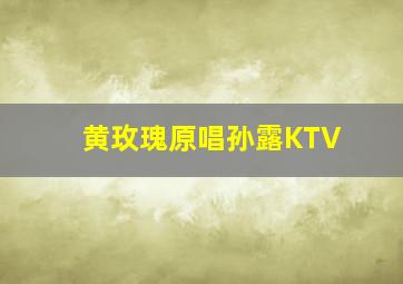 黄玫瑰原唱孙露KTV