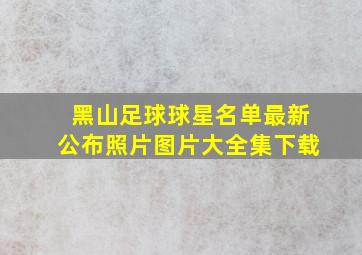 黑山足球球星名单最新公布照片图片大全集下载