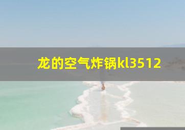 龙的空气炸锅kl3512