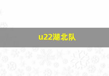 u22湖北队