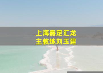 上海嘉定汇龙主教练刘玉建