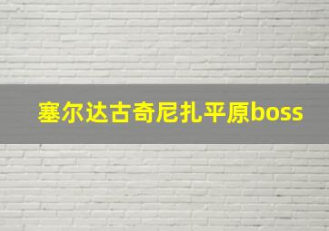 塞尔达古奇尼扎平原boss