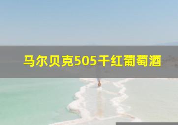 马尔贝克505干红葡萄酒